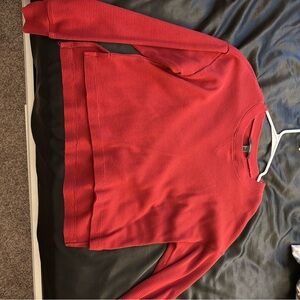 Red Long Sleeve Sweater